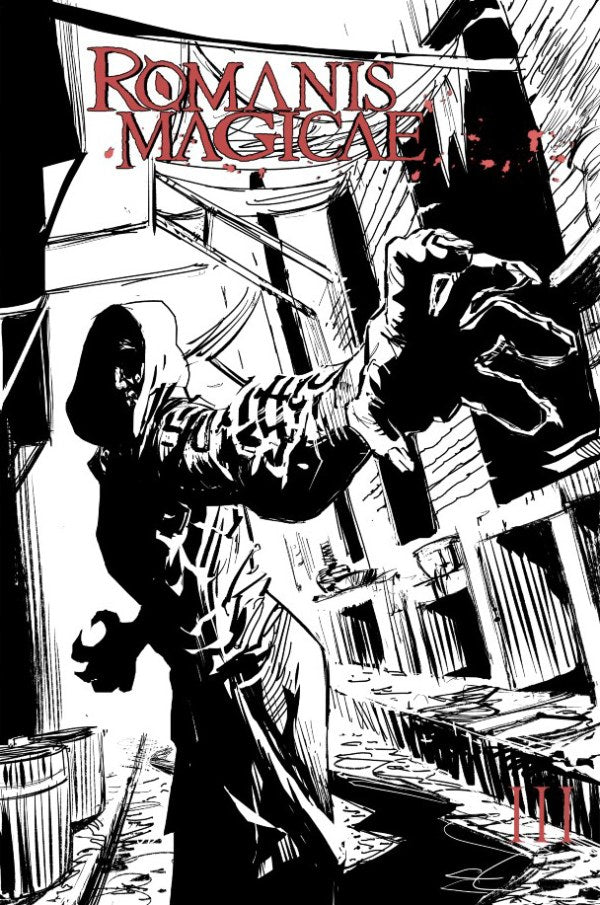 Romanis Magicae #3 Cover B Paul Peart Black & White Variant
