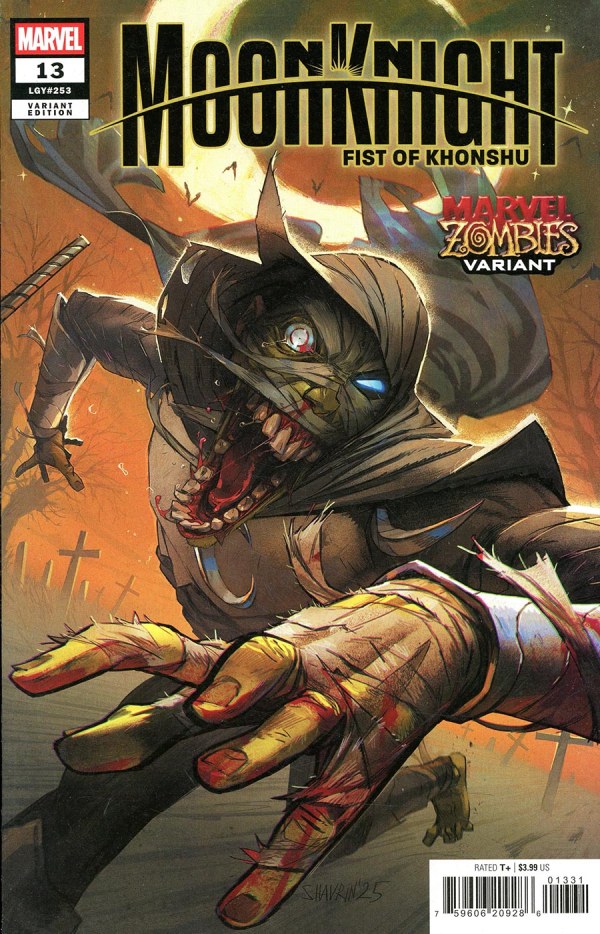 Moon Knight Fist Of Khonshu #13 Zombies Variant