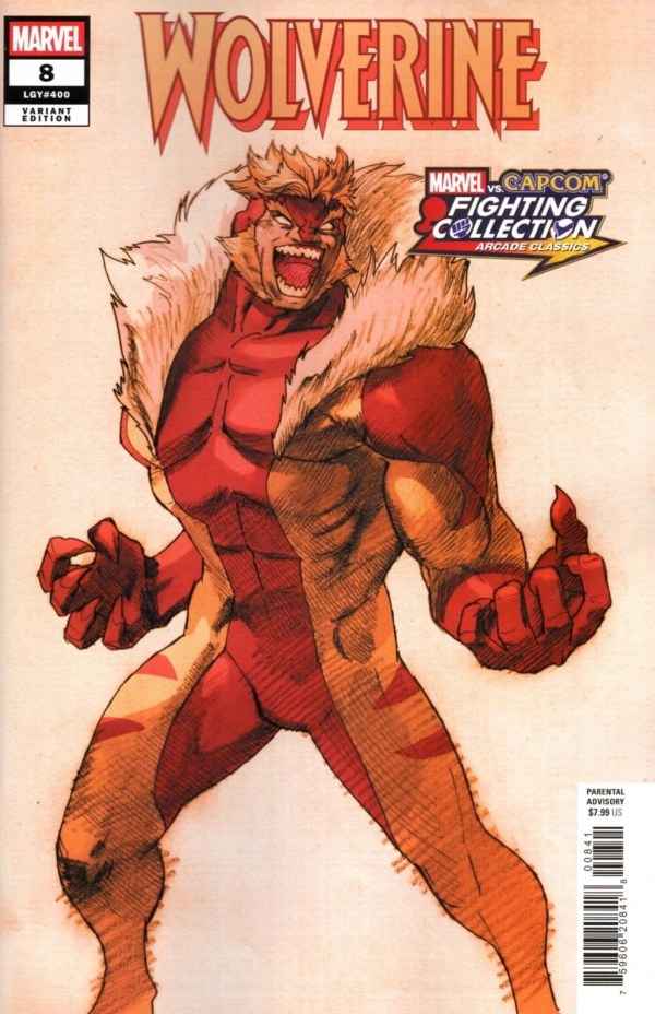 Wolverine #8 Bengus Marvel vs. Capcom Variant