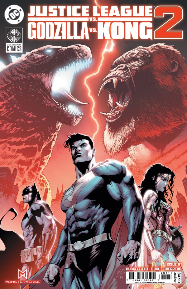 Justice League Vs Godzilla Vs Kong 2 #1 (Of 7) Cvr A Duce