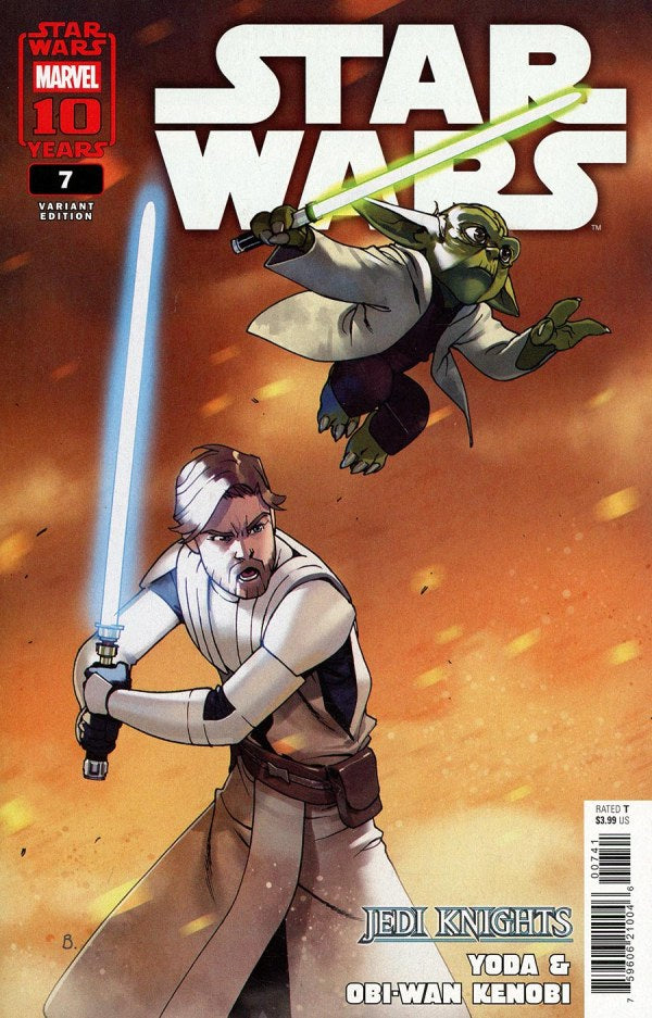 Star Wars #7 Bengal Yoda & Obi-Wan Jedi Knights Variant