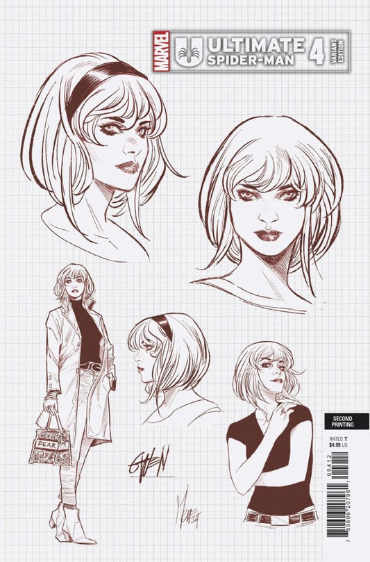 Ultimate Spider-Man #4 2nd Printing Marco Checchetto Design