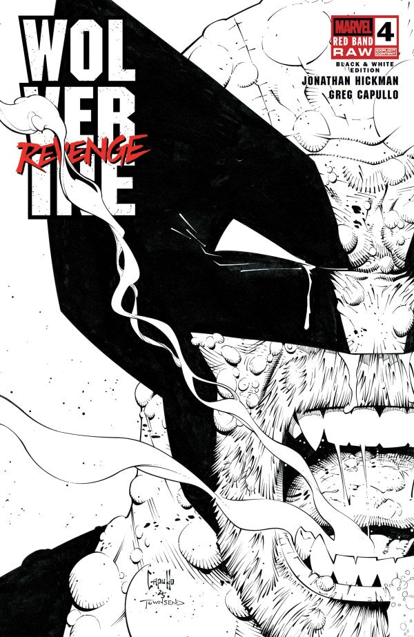 Wolverine: Revenge – Red Band Raw: Black & White Edition #4