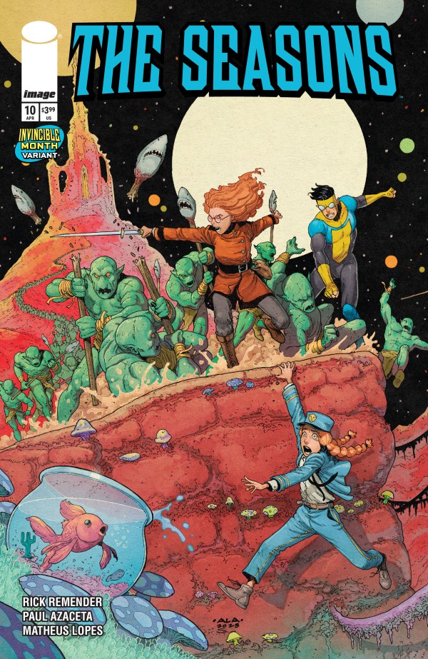 The Seasons #9 Cover C André Lima Araújo Invincible Team-Up Variant