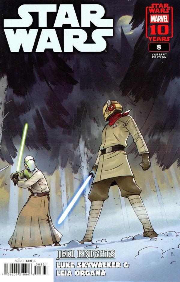 Star Wars #8 Bengal Luke Skywalker & Leia Organa Jedi Knights Variant