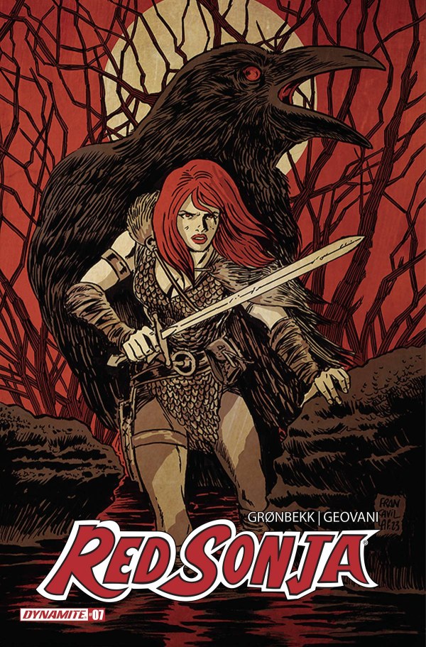 Red Sonja #7 Cover D Francavilla