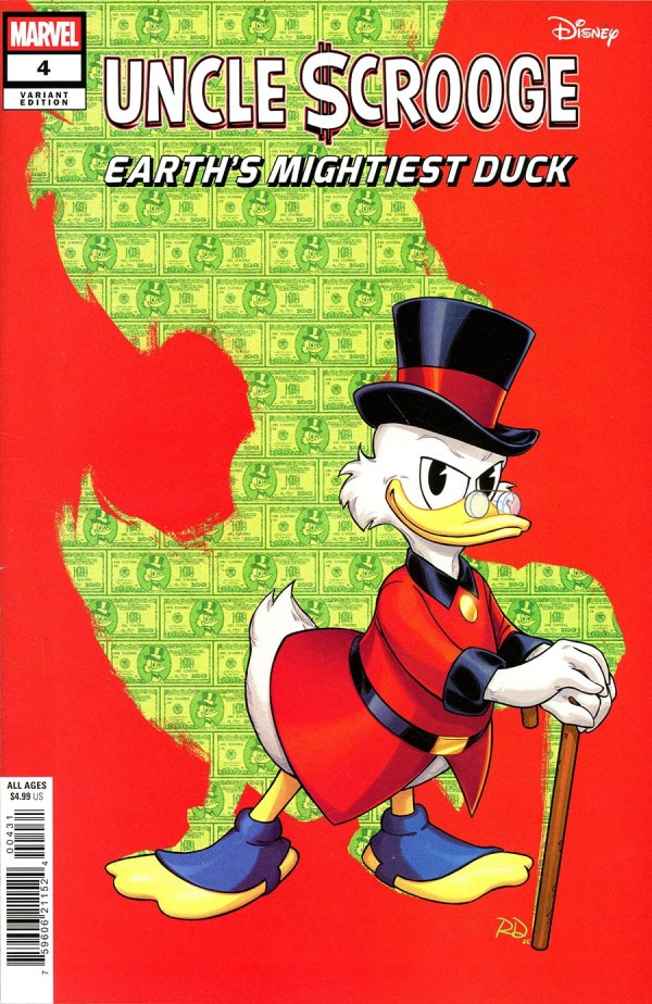 Uncle Scrooge: Earth's Mightiest Duck #4 Russell Dauterman Variant