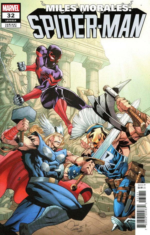 Miles Morales Spider-Man #32 Logan Lubera Connecting Var